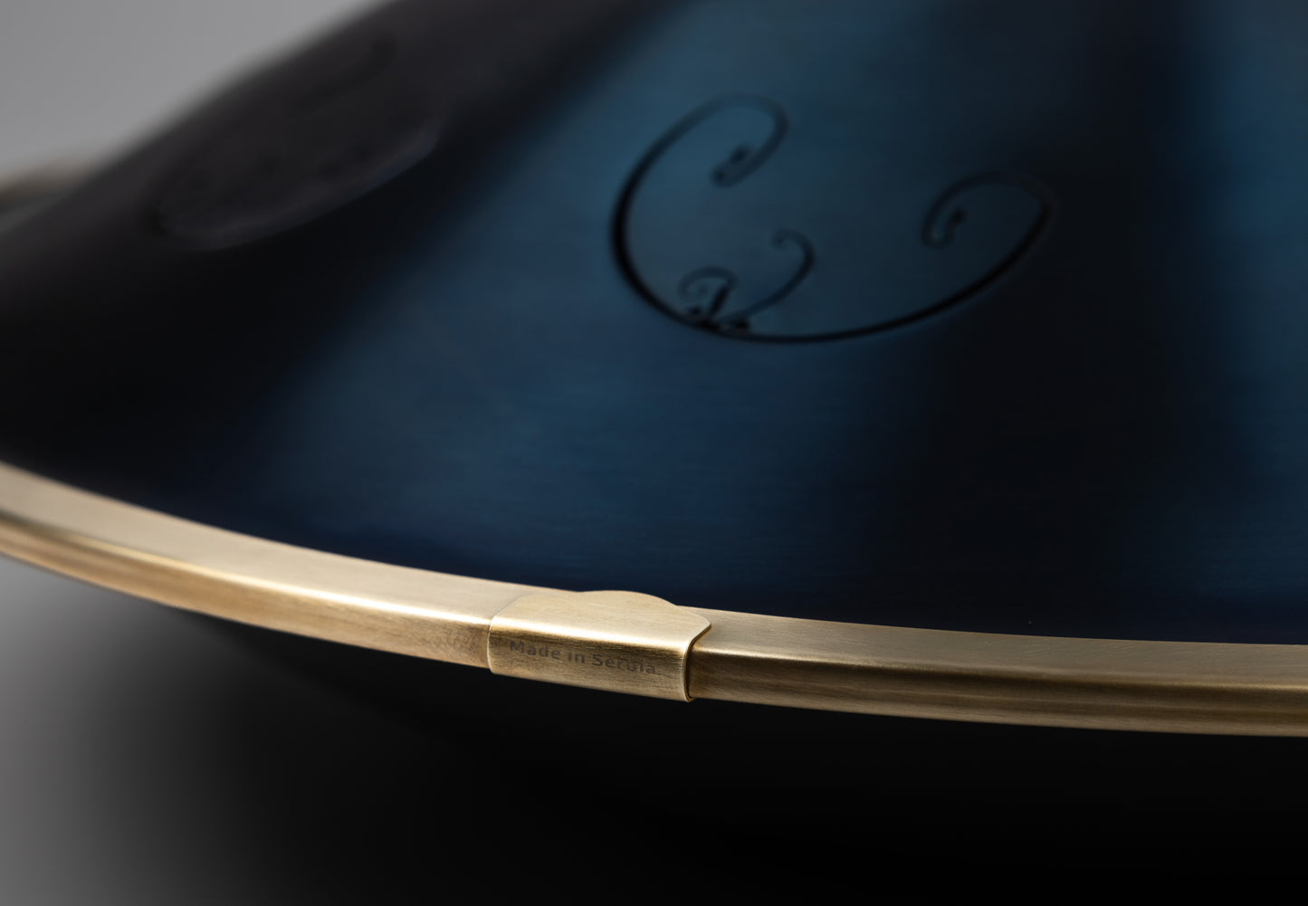 Rav Vast Indigo drum, tongue drum, drum tongues, steel tongue drum, handpan