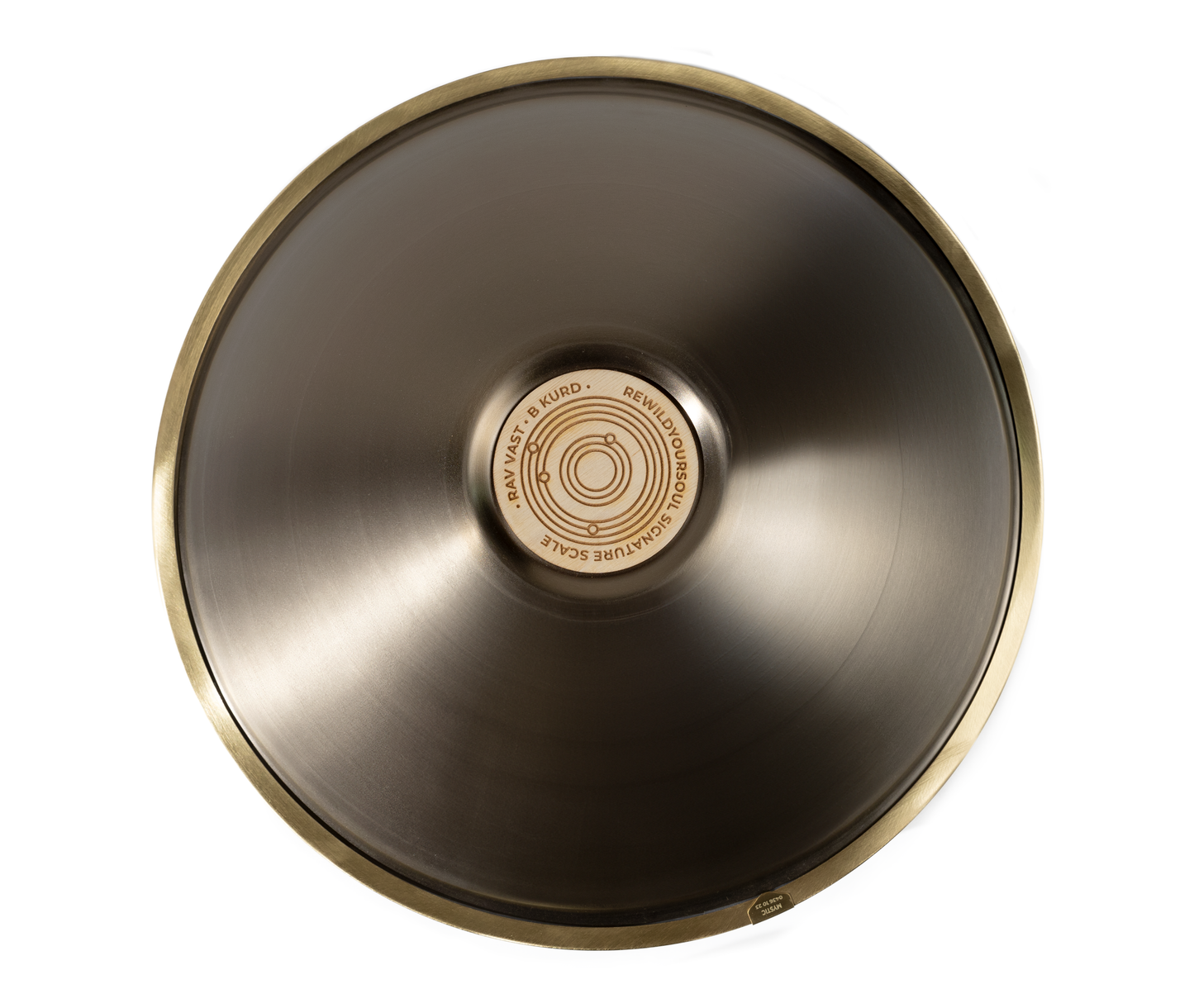 Rav Vast gold drum, tongue drum, drum tongues, steel tongue drum, handpan
