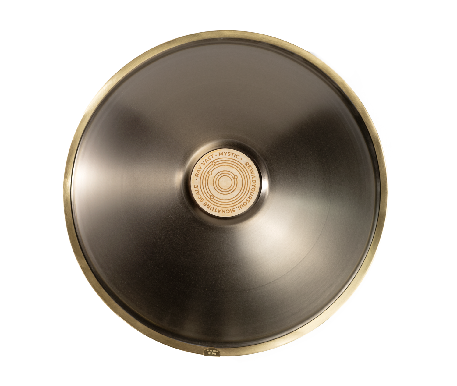 Rav Vast gold drum, tongue drum, drum tongues, steel tongue drum, handpan
